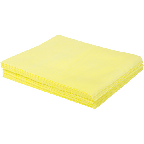 TaskBrand&reg; Medium-Duty Oil-Treated Duster, Polyester, Yellow Ontario Packaging