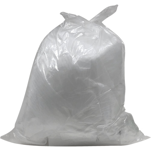 Industrial Garbage Bags, Utility, 20" W x 22" L, 0.64 mils, Clear, 23 L (6 Gal.) Capacity Ontario Packaging
