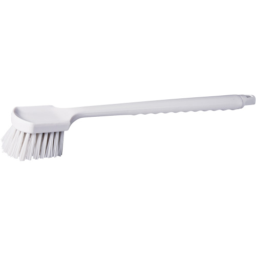 Long Handle Pot Brush, 20" L, Polypropylene Bristles, White Ontario Packaging