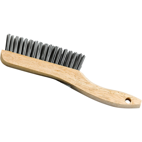 Brosse &agrave; manche en patin, Acier, 4 x 16 rangs de fils, Longueur 9-3/4" Ontario Packaging