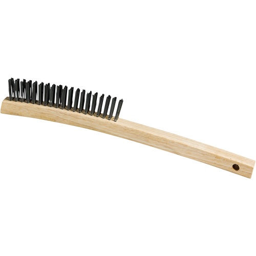 Brosse, Acier, 3 x 19 rangs de fils, Longueur 13-3/4" Ontario Packaging