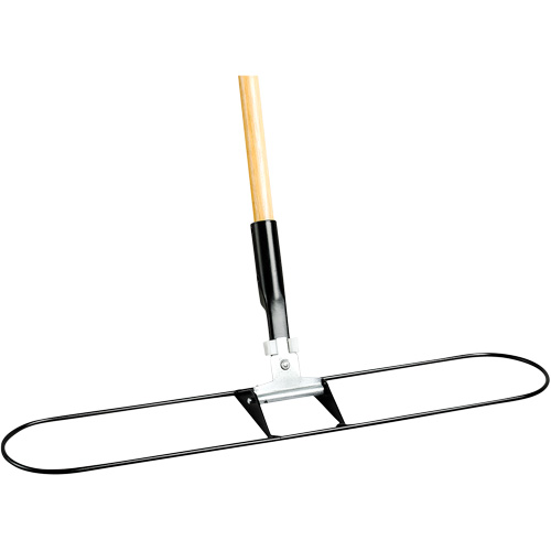 Support et manche pour vadrouille &agrave; &eacute;pousseter Clipper, 36", M&eacute;tal Ontario Packaging