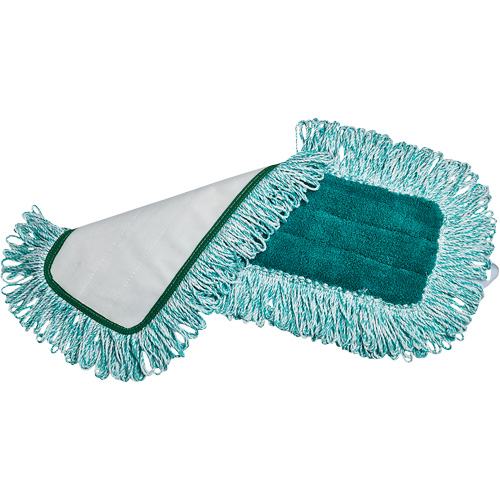 Dry Pad with Fringe, Hook and Loop Style, Microfibre/Polyester, 18" L x 5-3/4" W Ontario Packaging