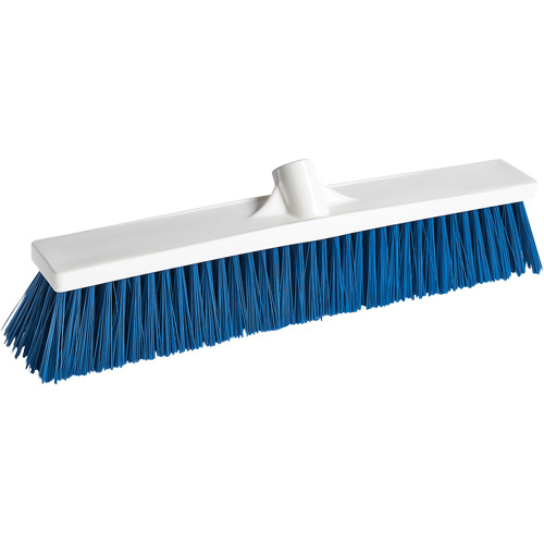 Foodservice Push Broom, Medium Bristles, 18", Polypropylene, White Ontario Packaging
