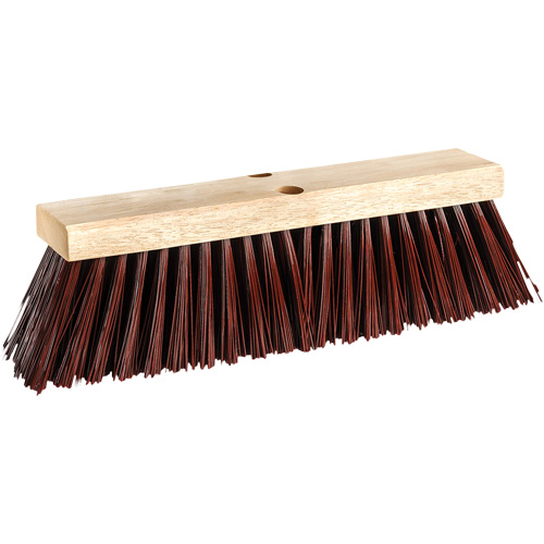 Barn & Street Push Broom, 16", X-Coarse, Polypropylene Bristles Ontario Packaging