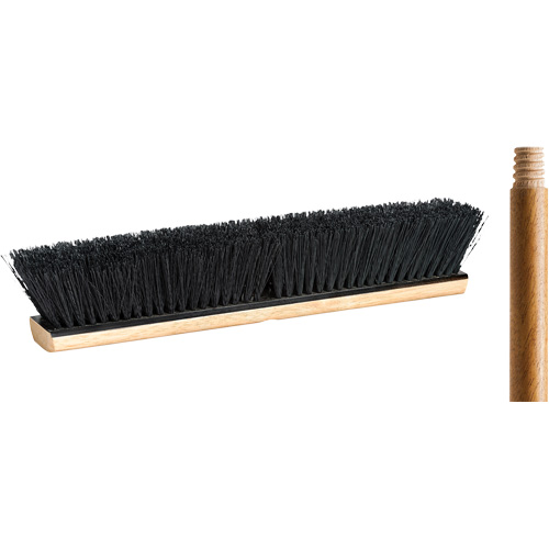 Balai-brosse avec manche, 18", Moyen, Soies Tampico Ontario Packaging