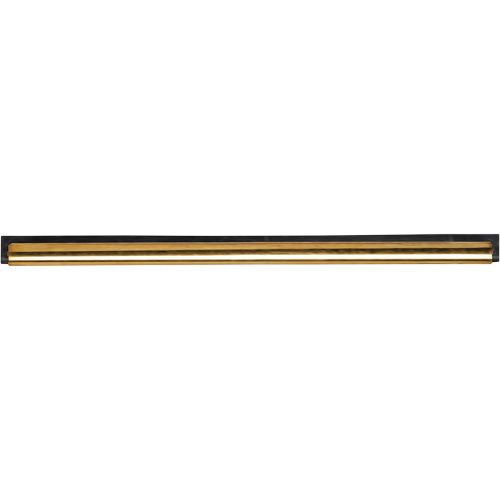 Window Squeegee Channel and Rubber, 14", Rubber, Brass Frame Ontario Packaging