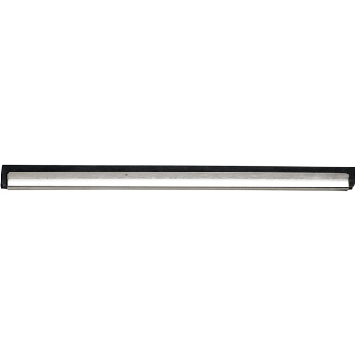 Window Squeegee Channel and Rubber, 18", Rubber, Stainless Steel Frame Ontario Packaging