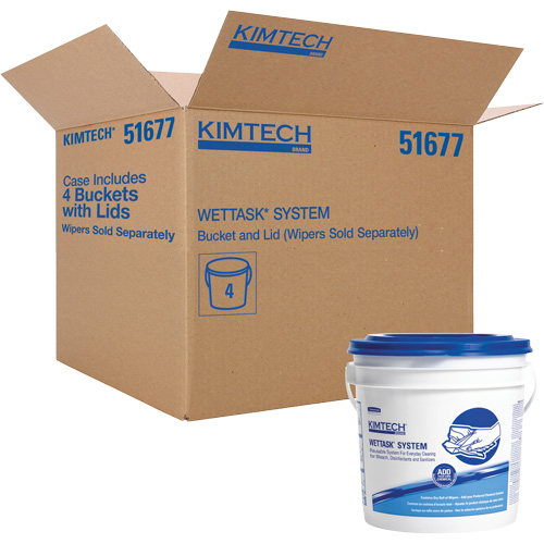 WetTask Wiping System Bucket with Lid Ontario Packaging