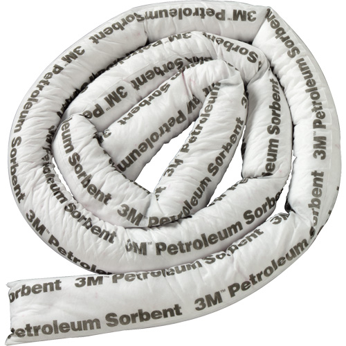 Petroleum Sorbent Mini-Boom, Oil Only, 1' L x 3" W, 15.7 gal Absorbancy Ontario Packaging