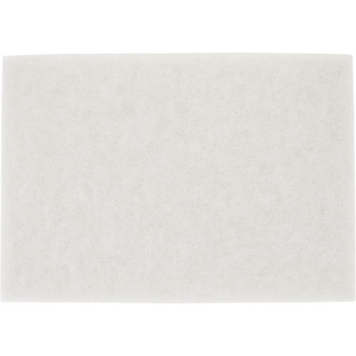 Tampon pour planchers TopLine Speed, 14" x 20", Lustrage/Nettoyage/Polissage, Blanc Ontario Packaging