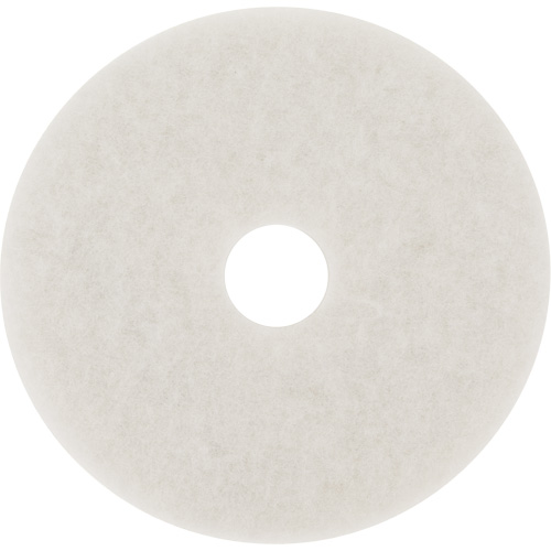 Tampon pour planchers, 10", Lustrage/Nettoyage/Polissage, Blanc Ontario Packaging