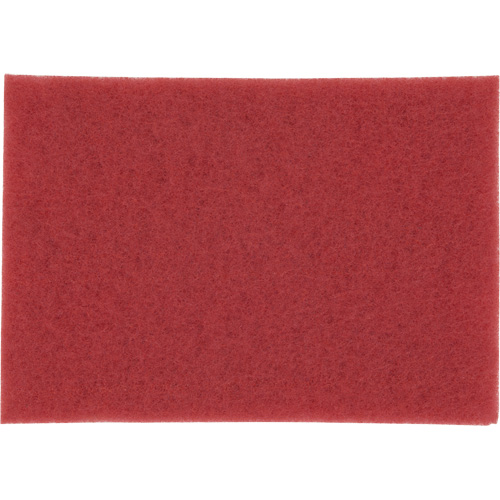 Tampon haute performance, 14" x28", Lustrage/Nettoyage, Rouge Ontario Packaging