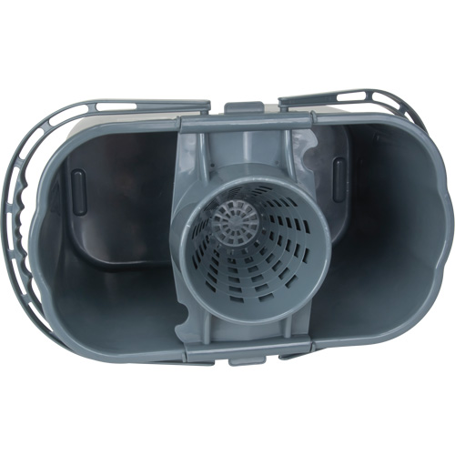 Seau et essoreuse pour vadrouille, Passoire, 3,75 gal. US (15 pintes), Gris Ontario Packaging