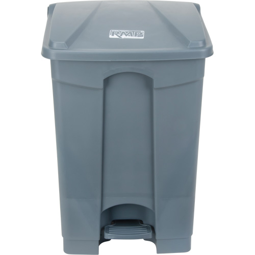 Step-On Garbage Can, Plastic, 12 US gal. Capacity Ontario Packaging