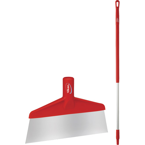 Grattoir &agrave; plancher avec manche, Rouge, 9-3/5" la x 55-9/10" lo Ontario Packaging