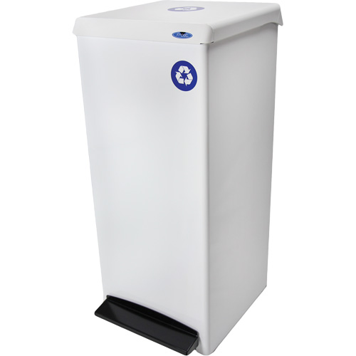 Foot Operated Waste Receptacle, Steel, 25 US gal. Ontario Packaging