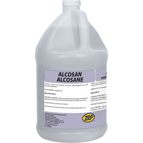 Alcosan Hard Surface Sanitizer, 4 L, Jug Ontario Packaging