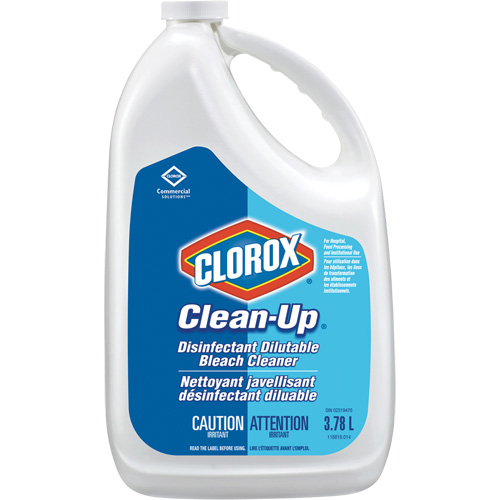 Nettoyant et d&eacute;sinfectant de surface avec javellisant Clean-Up, 3,78 L, Cruche Ontario Packaging