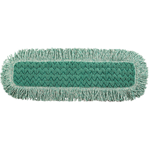 Hygen Fringed Dust Pad, Hook and Loop Style, Microfibre, 27-1/2" L x 9" W Ontario Packaging