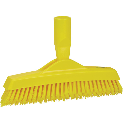 Grout Brush, Stiff Bristles, 9-1/4" Long, Yellow Ontario Packaging