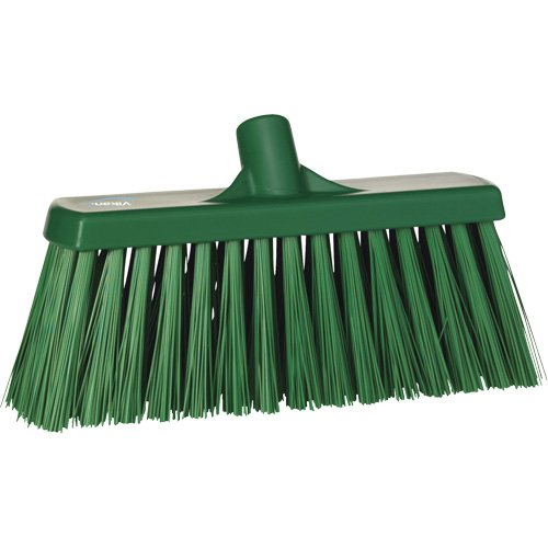 Balai-brosse robuste, Crins Ferme, 13", Polyester, Vert Ontario Packaging