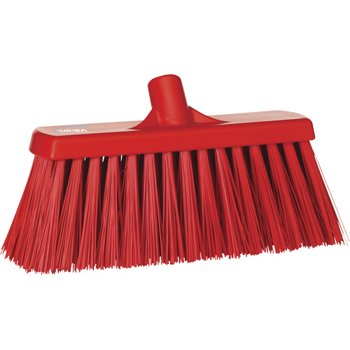 Balai-brosse robuste, Crins Ferme, 13", Polyester, Rouge Ontario Packaging
