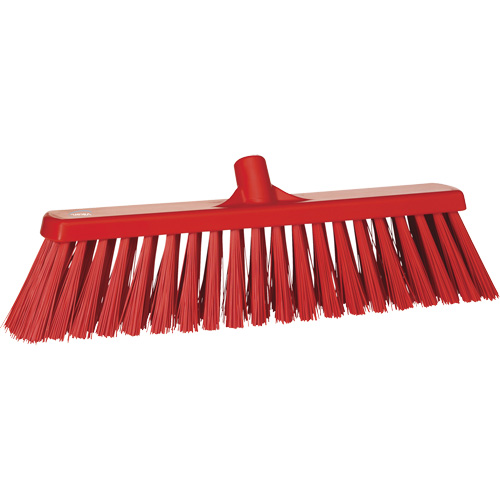 Balai-brosse robuste, Crins Ferme, 20", Polyester, Rouge Ontario Packaging