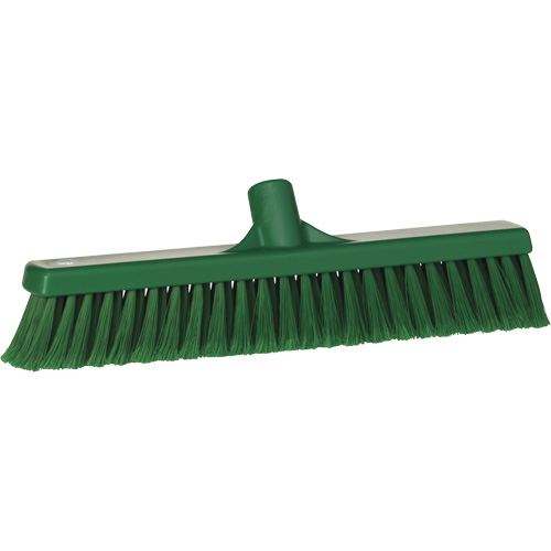 Balai-brosse pour particules fines, Crins Fin/&agrave; bout ouvrant, 16-1/4", Polypropyl&egrave;ne, Vert Ontario Packaging