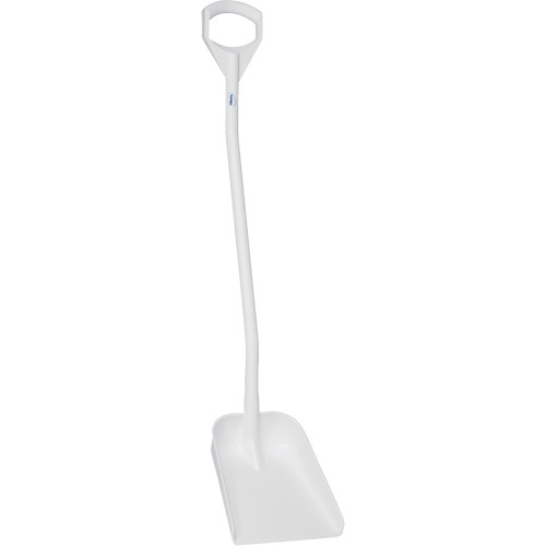 Ergonomic Small Blade Shovel, 50" Length, Plastic, White Ontario Packaging