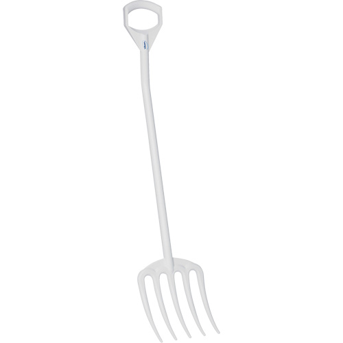 Hygienic Fork, 49" Length, Plastic, White Ontario Packaging