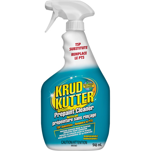 Nettoyant pour pr&eacute;peinture sans rinçage Substitut TSP Krud Kutter, 946 ml, Bouteille &agrave; g&acirc;chette Ontario Packaging