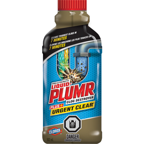 D&eacute;boucheur Liquid-Plumr Urgent Clear Ontario Packaging
