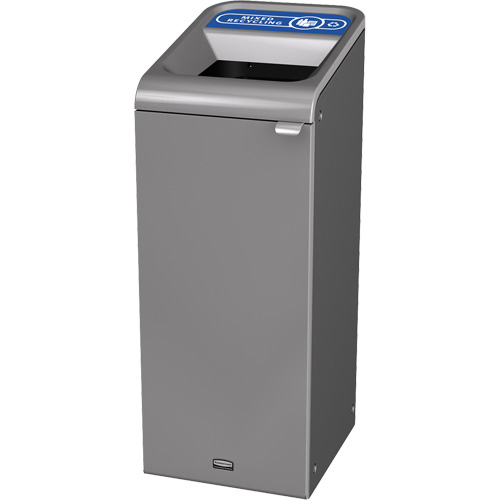 Conteneur pour d&eacute;chets de recyclage m&eacute;lang&eacute;s Configure, Vrac/Bord de rue/De bureau, Acier, 15 gal. US Ontario Packaging