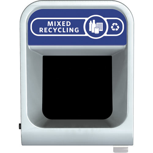 Configure Mixed Recycling Waste Container, Bulk/Curbside/Deskside, Steel, 23 US gal. Ontario Packaging