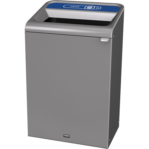 Conteneur pour d&eacute;chets de papier Configure, Vrac/Bord de rue/De bureau, Acier, 33 gal. US Ontario Packaging