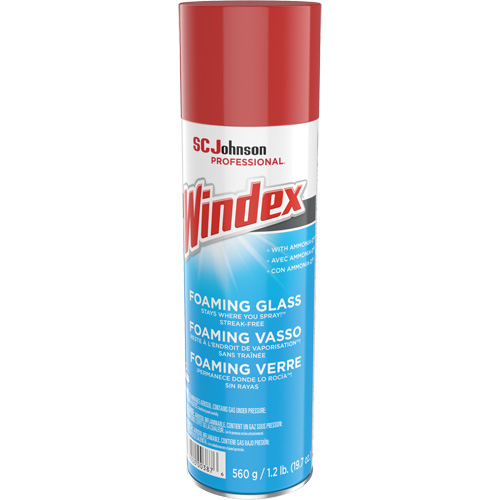 Windex&reg; Foaming Glass Cleaner, 560 g, Aerosol Can Ontario Packaging