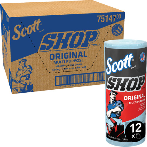 Original Shop Towel, All-Purpose, 11" L x 9-2/5" W Ontario Packaging