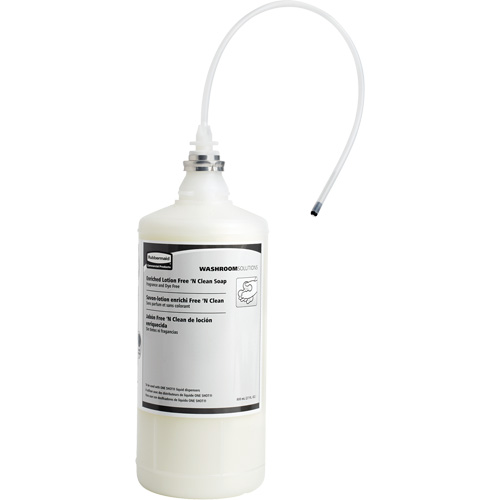 OneShot&reg; Dye & Fragrance Free Lotion Hand Soap Refill, Cream, 800 ml, Unscented Ontario Packaging