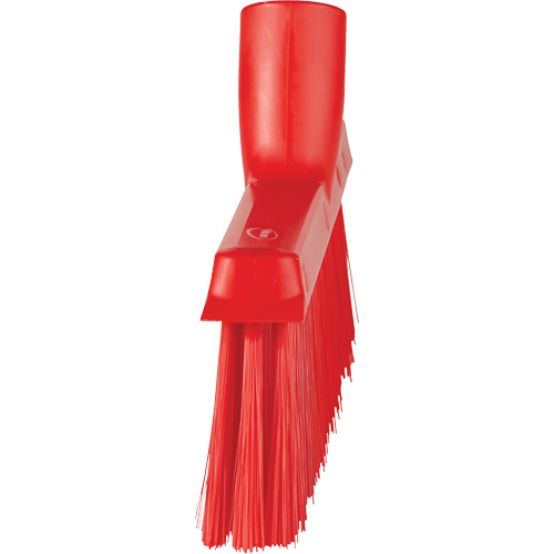 Balai biseaut&eacute; avec pas de vis inclin&eacute;, Crins Moyen, 10", Polyester, Rouge Ontario Packaging