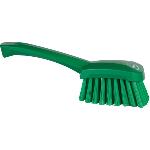 Brosse &agrave; r&eacute;curer avec manche court, Soies Doux, Longueur de 10-1/2", Vert Ontario Packaging