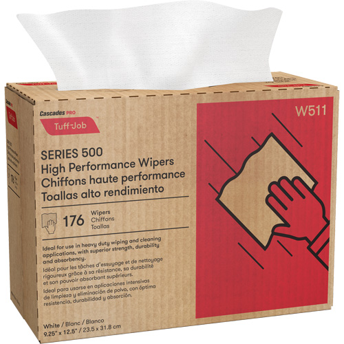 Essuie-tout Spunlace haute performance Pro Tuff-Job, Tout usage, 12-1/2" lo x 9-1/4" la Ontario Packaging