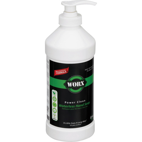 Power Clean Waterless Hand Soap, Liquid, 945 ml, Unscented Ontario Packaging