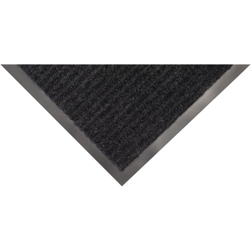 Tapis &agrave; nervures doubles, Essuie-pieds/grattoir, 2' x 3' x 1/4", Charbon Ontario Packaging