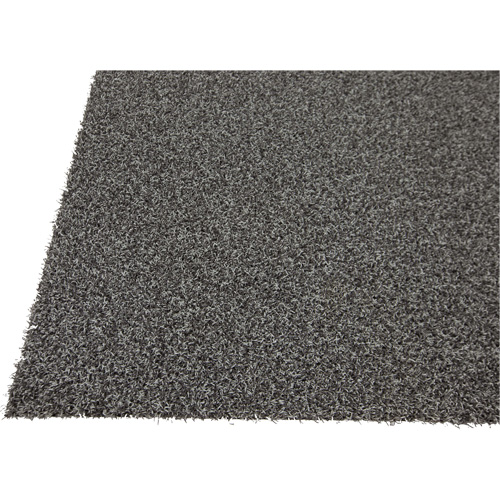 Tundra Indoor/Outdoor Matting, Latex/Polypropylene, Scraper Type, Tufted Cut Pile Pattern, 3-1/2' x 6', Charcoal Ontario Packaging