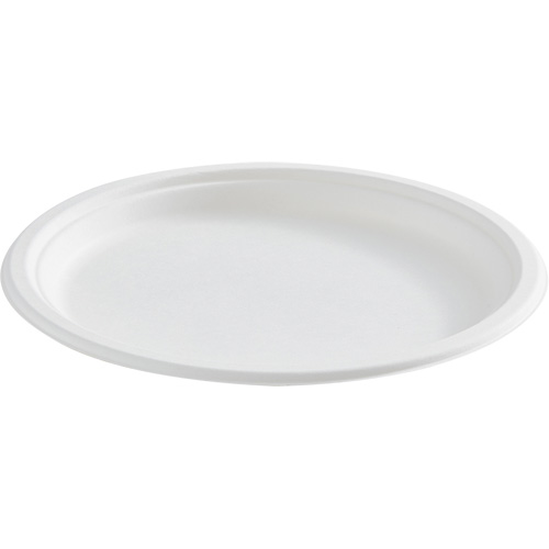 Round Fibre Compostable Plate Ontario Packaging