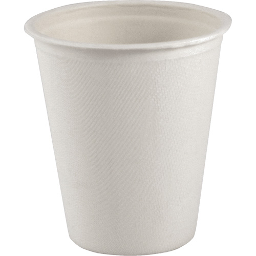 Single Wall Compostable Hot Drink Cup, Paper, 8 oz., White Ontario Packaging