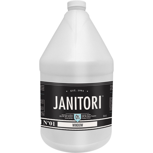 Nettoyant &agrave; fen&ecirc;tre Janitori 01, 4 L, Cruche Ontario Packaging