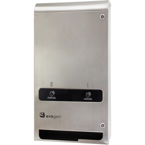 EvoGen&reg; EVNT3 No-Touch Dual Pad & Tampon Dispenser Ontario Packaging