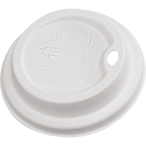 Compostable White Dome Sip Lids Ontario Packaging